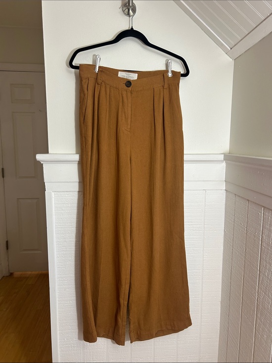 Trovata Pants - Trovata Birds of Paradis Brown Wide Leg Trouser Pants size 0